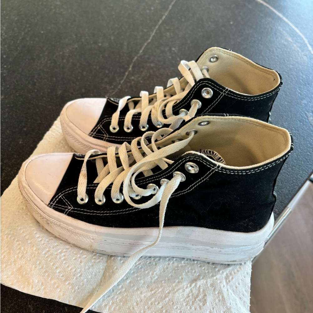 Platform black converse - Picture 3 of 5